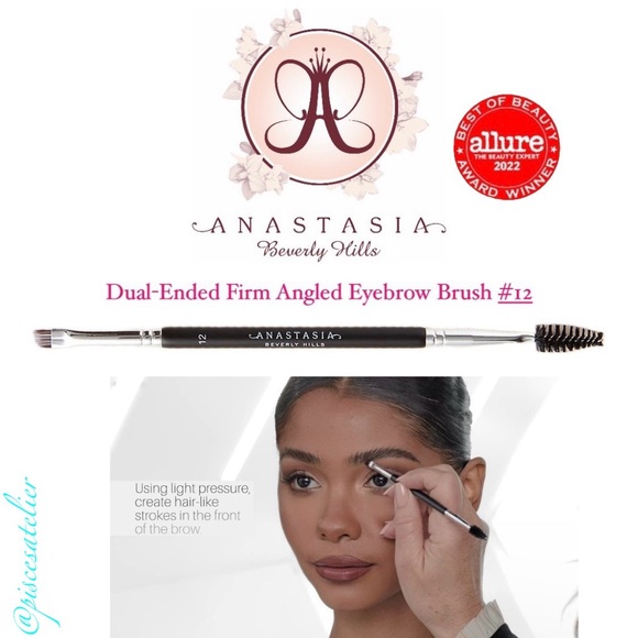 Anastasia Beverly Hills Dual-Ended Firm Angled Eyebrow Brush #12 - Picture 7 of 13